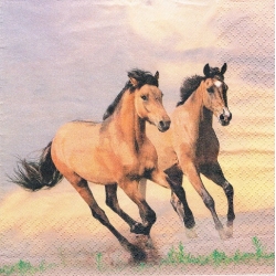 Serwetka  -2384-  konie